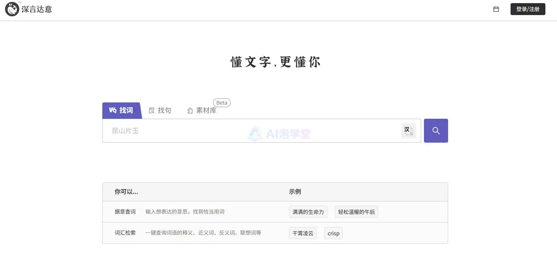 深言达意