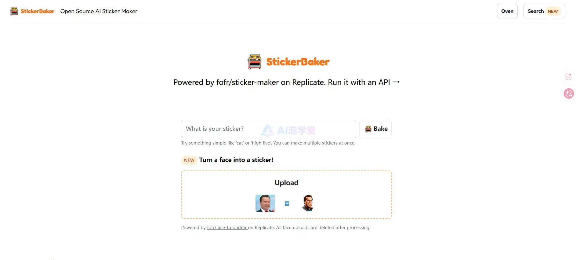 StickerBaker - 一句话生成个性贴纸,AI帮你搞定 StickerBaker - 一句话生成个性贴纸,AI帮你搞定