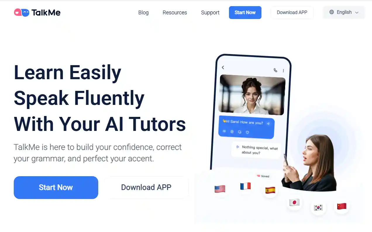 TalkMe - 你的随身AI口语陪练，敢说就会赢